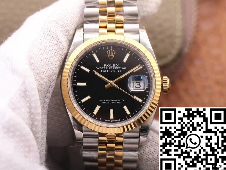 Rolex Datejust Factory Dial 126233 EW Black 0731